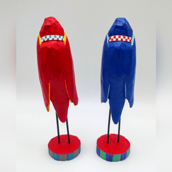 Russ Berrie & Company Inc. Set of 2 Bird Figurines - Picture 3 of 7